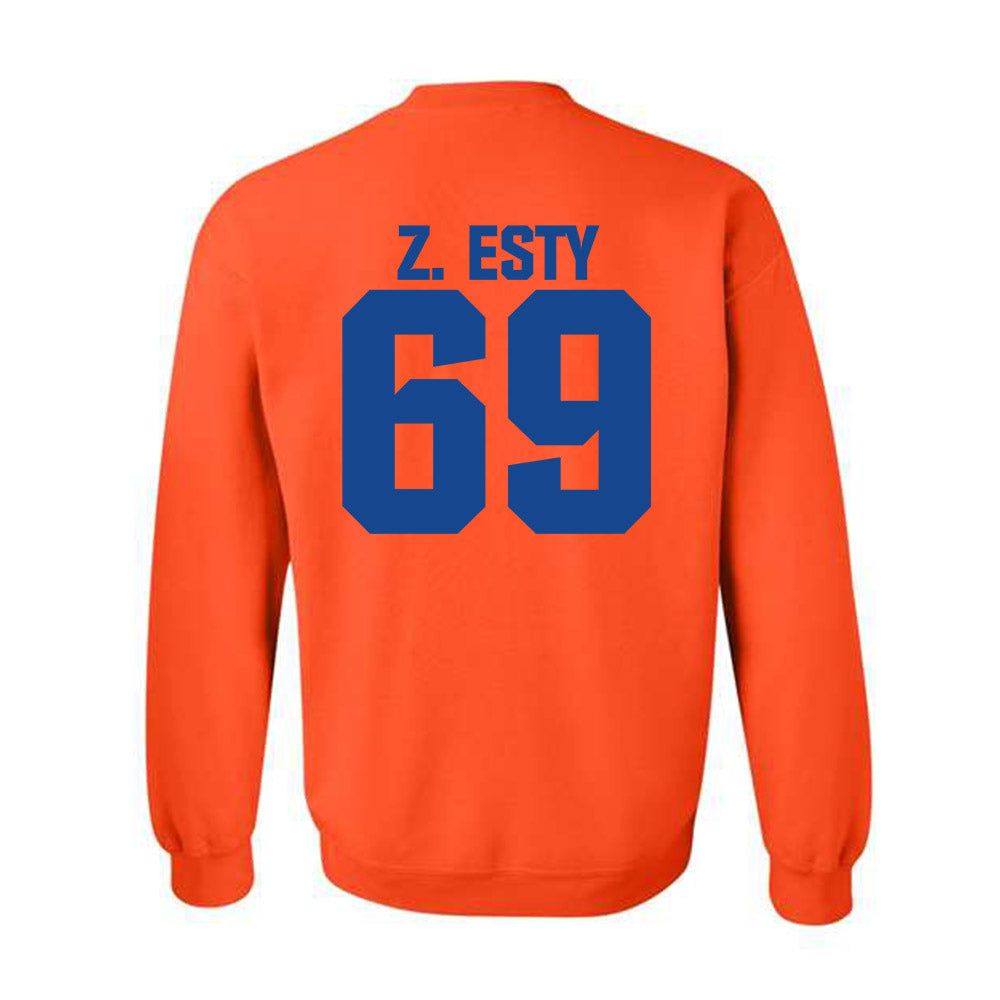 Boise State - NCAA Football : Zander Z. Esty - Sport Shersey Crewneck Sweatshirt-1