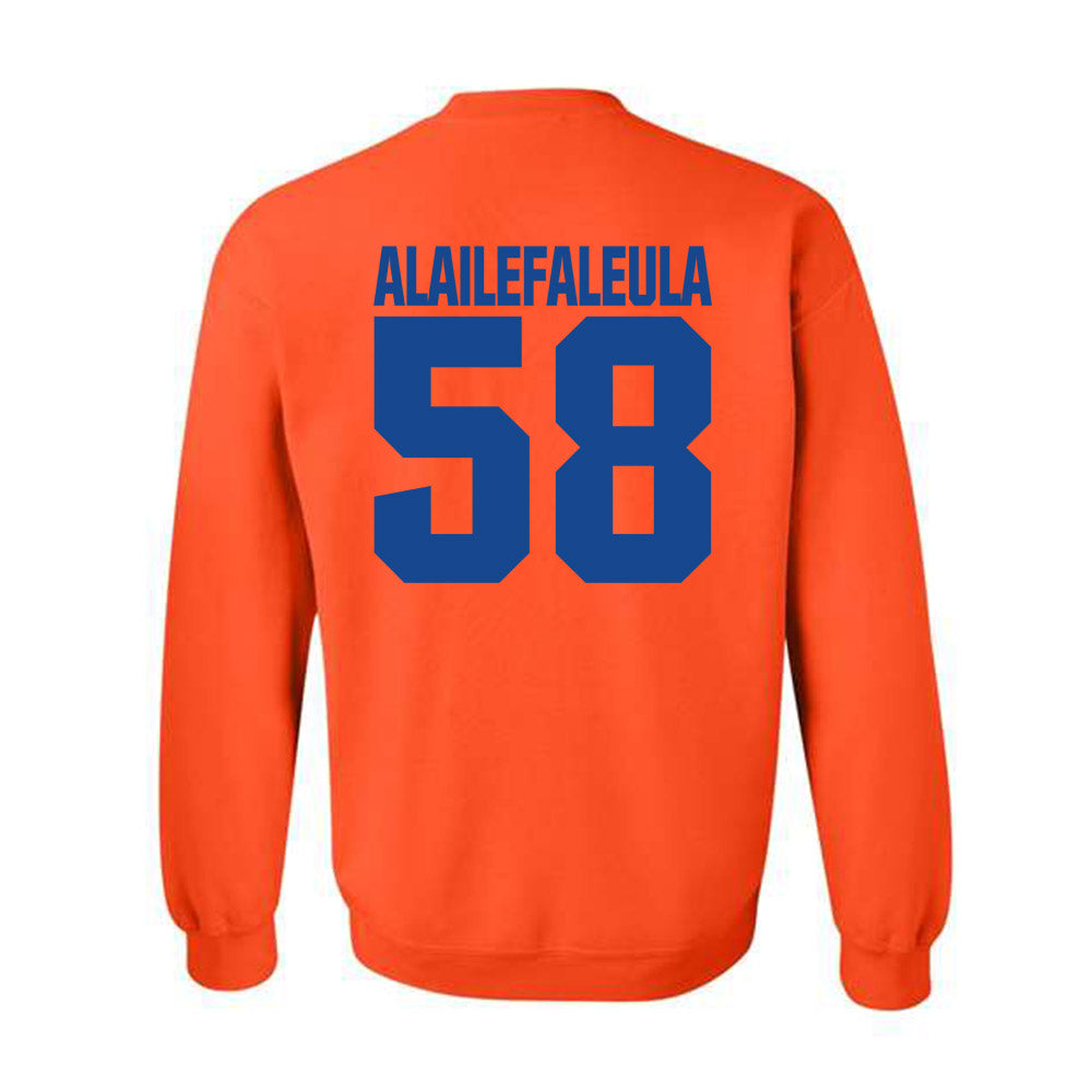 Boise State - NCAA Football : Deuce Alailefaleula - Sport Shersey Crewneck Sweatshirt-1