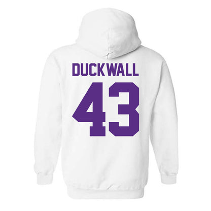 Furman - NCAA Football : Max Duckwall - Classic Shersey Hooded Sweatshirt-1