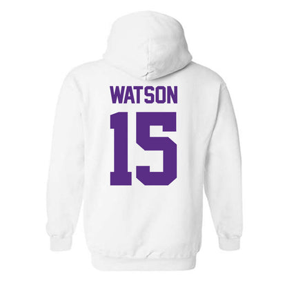 Furman - NCAA Women's Volleyball : Amber Watson - Classic Shersey Hooded Sweatshirt-1
