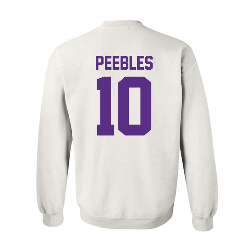 Furman - NCAA Football : Braylon Peebles - Classic Shersey Crewneck Sweatshirt-1