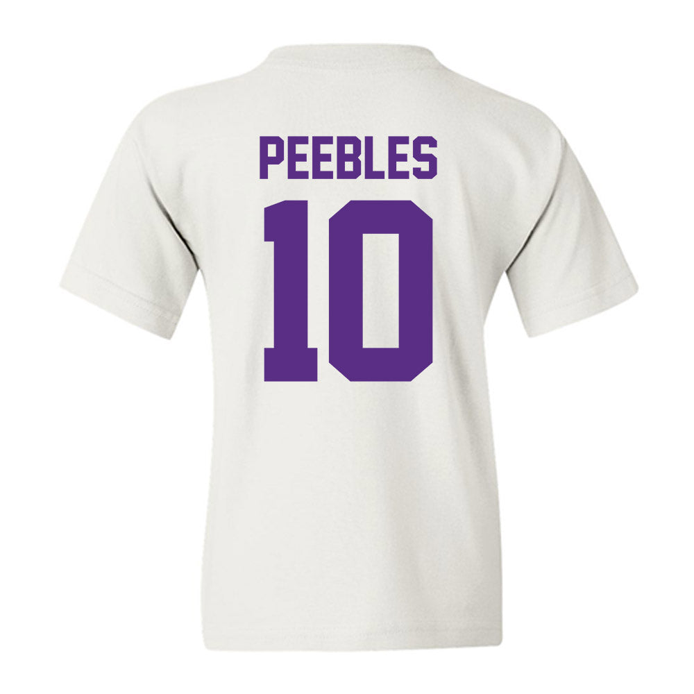 Furman - NCAA Football : Braylon Peebles - Classic Shersey Youth T-Shirt-1