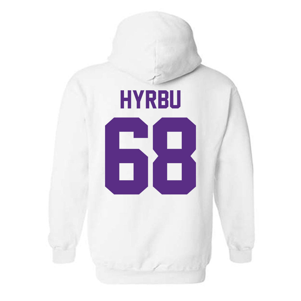 Furman - NCAA Football : Tim Hyrbu - Classic Shersey Hooded Sweatshirt-1