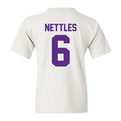 Furman - NCAA Football : CJ Nettles - Classic Shersey Youth T-Shirt-1