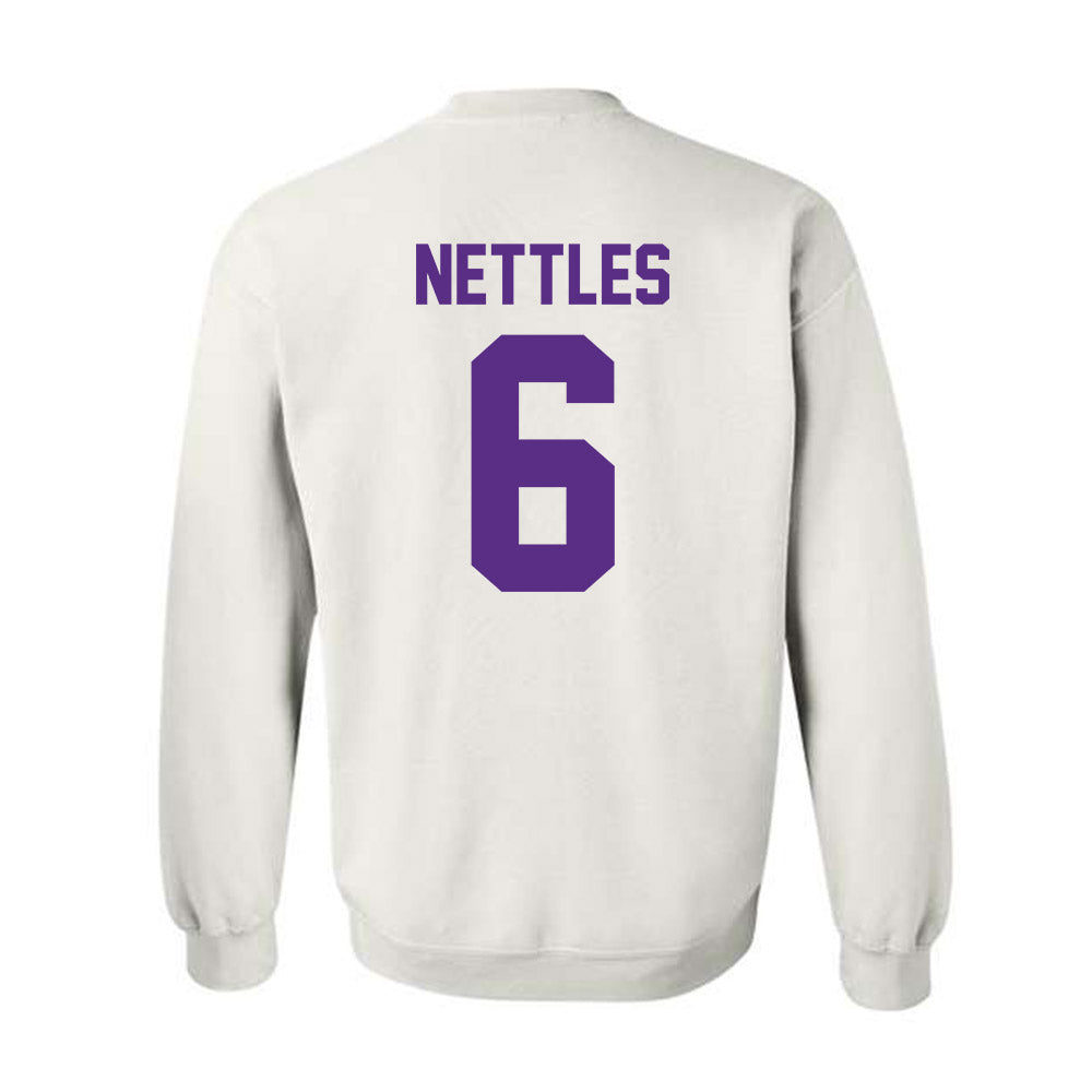 Furman - NCAA Football : CJ Nettles - Classic Shersey Crewneck Sweatshirt-1
