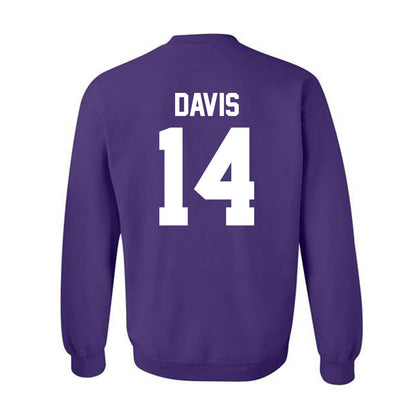 Furman - NCAA Football : Isaiah Davis - Classic Shersey Crewneck Sweatshirt-1