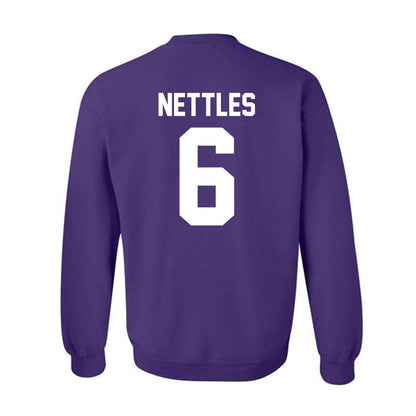 Furman - NCAA Football : CJ Nettles - Classic Shersey Crewneck Sweatshirt-1