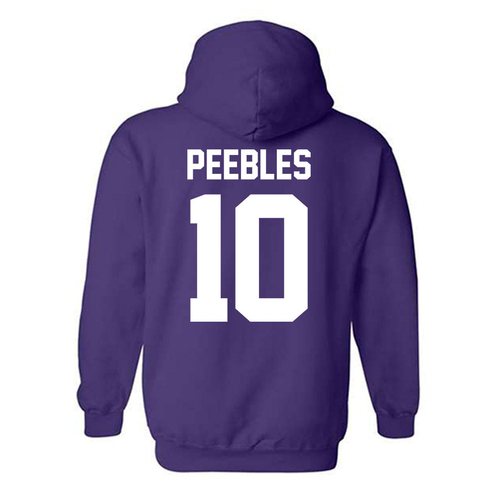 Furman - NCAA Football : Braylon Peebles - Classic Shersey Hooded Sweatshirt-1