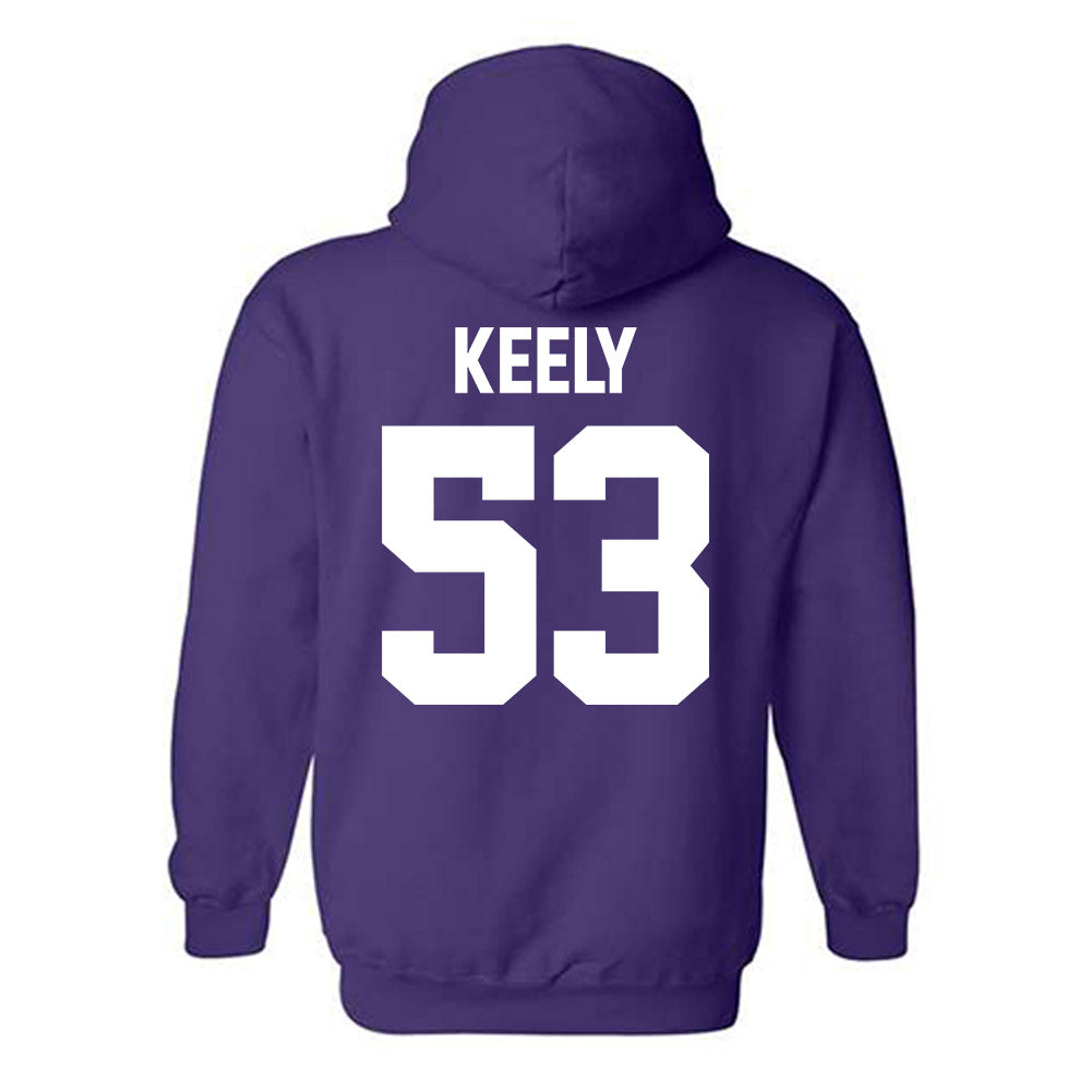 Furman - NCAA Football : Mason Keely - Classic Shersey Hooded Sweatshirt-1