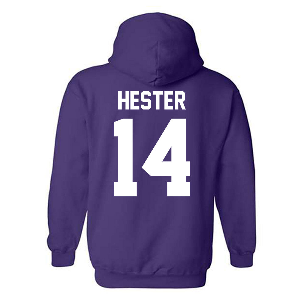 Furman - NCAA Women's Lacrosse : Reynolds Hester - Classic Shersey Hooded Sweatshirt-1