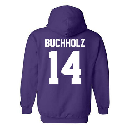 Furman - NCAA Women's Volleyball : Rebekah Buchholz - Classic Shersey Hooded Sweatshirt-1