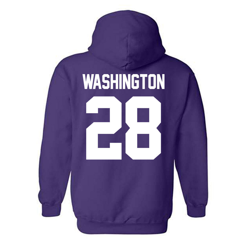 Furman - NCAA Football : Ethan Washington - Classic Shersey Hooded Sweatshirt-1
