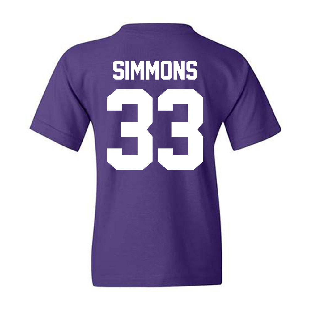 Furman - NCAA Football : Nick Simmons - Classic Shersey Youth T-Shirt-1