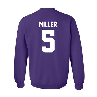 Furman - NCAA Football : Jordan Miller - Classic Shersey Crewneck Sweatshirt-1