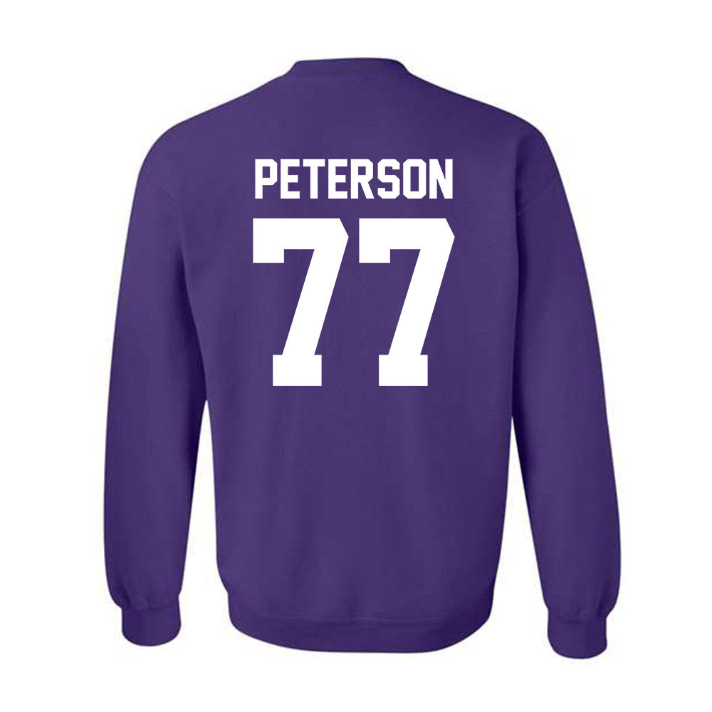 Furman - NCAA Football : Parker Peterson - Classic Shersey Crewneck Sweatshirt-1
