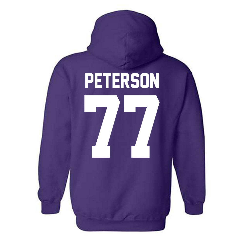 Furman - NCAA Football : Parker Peterson - Classic Shersey Hooded Sweatshirt-1
