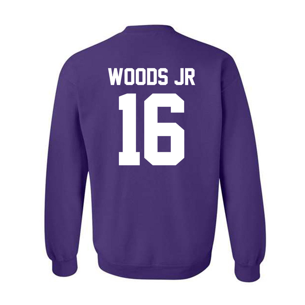 Furman - NCAA Football : Michael Woods Jr - Classic Shersey Crewneck Sweatshirt-1