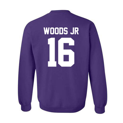 Furman - NCAA Football : Michael Woods Jr - Classic Shersey Crewneck Sweatshirt-1