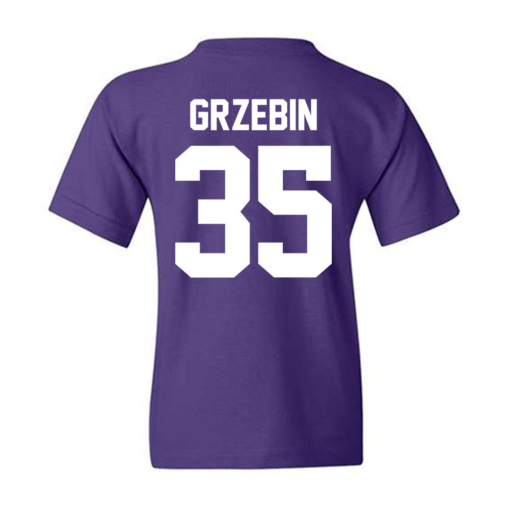 Furman - NCAA Football : Emmett Grzebin - Classic Shersey Youth T-Shirt-1