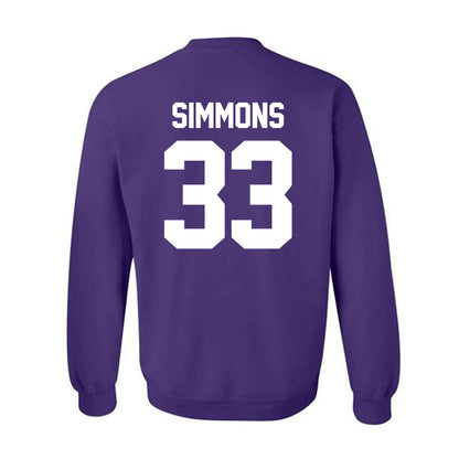 Furman - NCAA Football : Nick Simmons - Classic Shersey Crewneck Sweatshirt-1