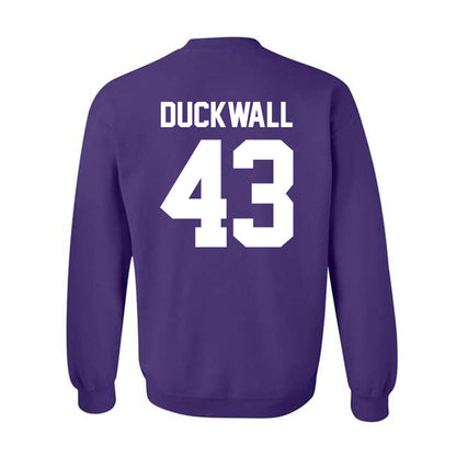 Furman - NCAA Football : Max Duckwall - Classic Shersey Crewneck Sweatshirt-1