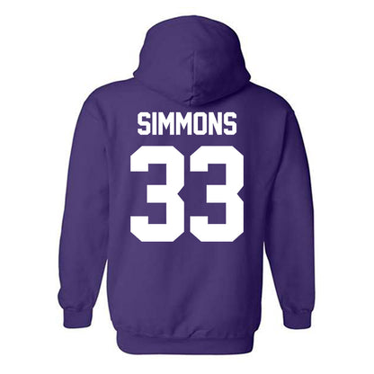 Furman - NCAA Football : Nick Simmons - Classic Shersey Hooded Sweatshirt-1