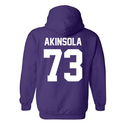 Furman - NCAA Football : Noah Akinsola - Classic Shersey Hooded Sweatshirt-1