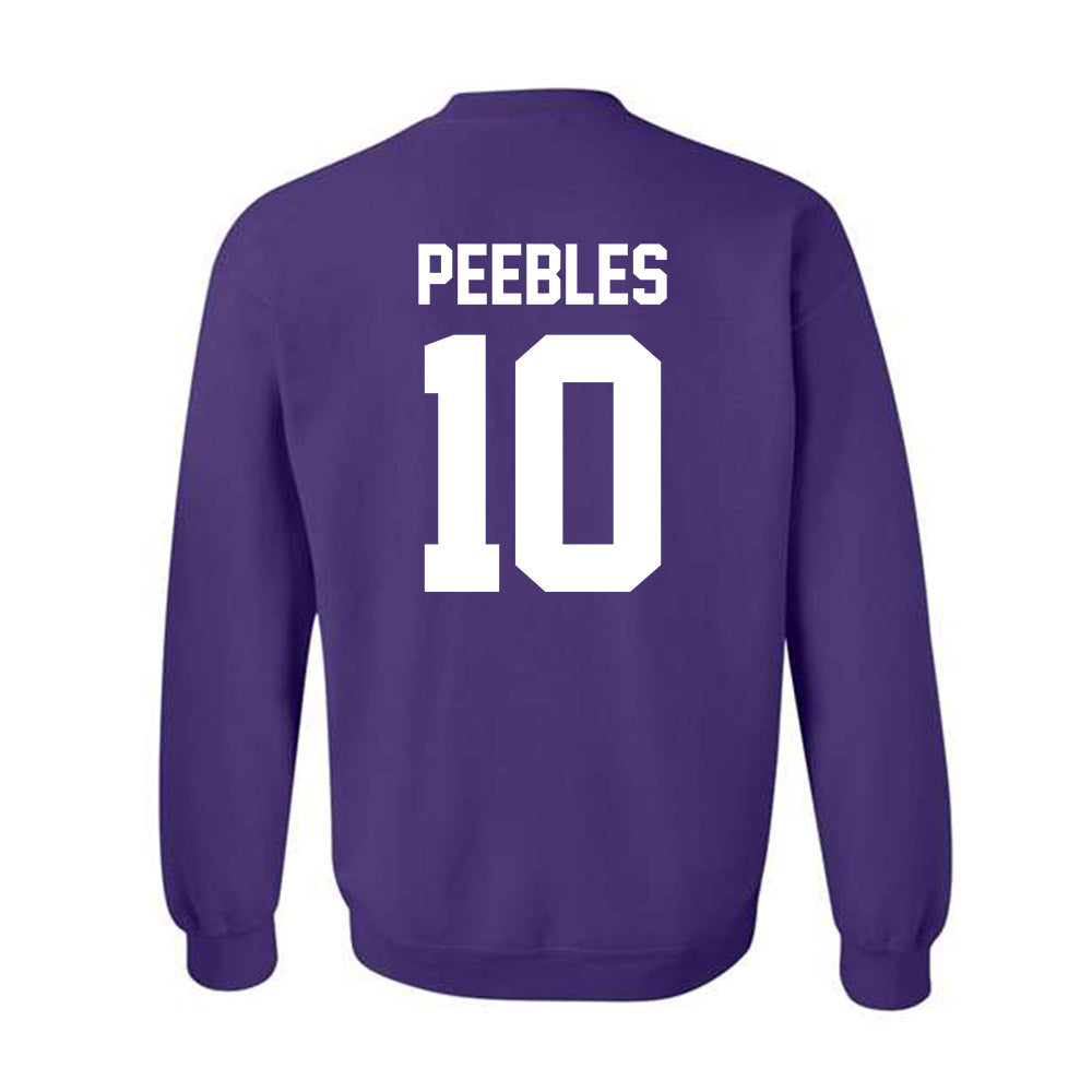 Furman - NCAA Football : Braylon Peebles - Classic Shersey Crewneck Sweatshirt-1