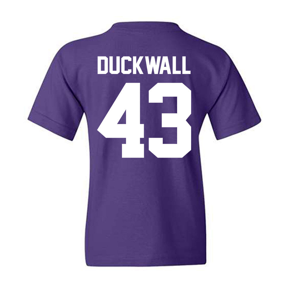 Furman - NCAA Football : Max Duckwall - Classic Shersey Youth T-Shirt-1