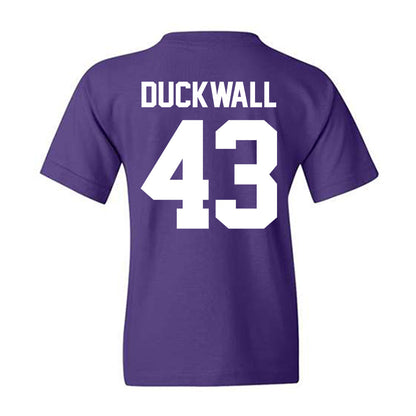 Furman - NCAA Football : Max Duckwall - Classic Shersey Youth T-Shirt-1