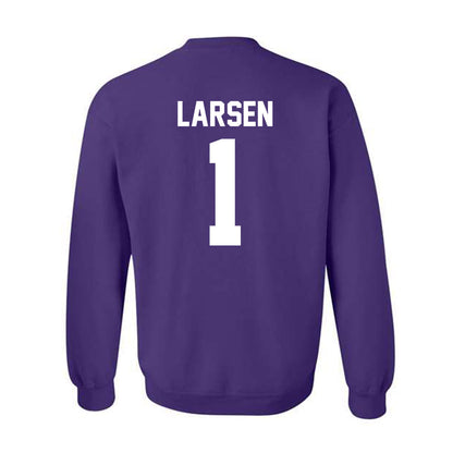 Furman - NCAA Women's Lacrosse : Cassie Larsen - Classic Shersey Crewneck Sweatshirt-1