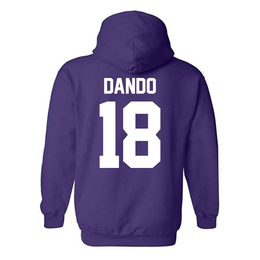 Furman - NCAA Women's Soccer : Callah Dando - Classic Shersey Hooded Sweatshirt-1
