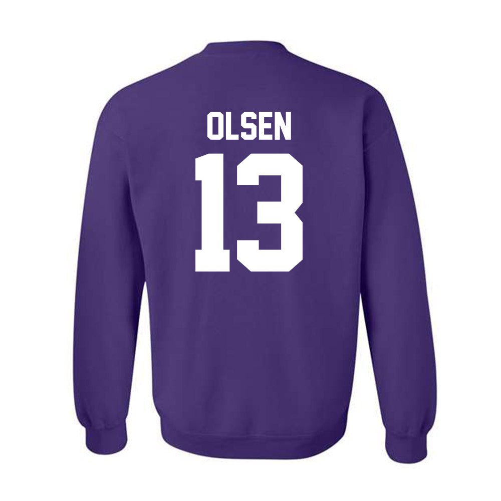 Furman - NCAA Football : Ian Olsen - Classic Shersey Crewneck Sweatshirt-1