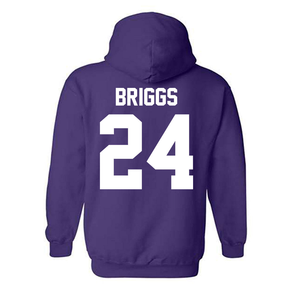 Furman - NCAA Women's Basketball : Emma Briggs - Classic Shersey Hooded Sweatshirt-1
