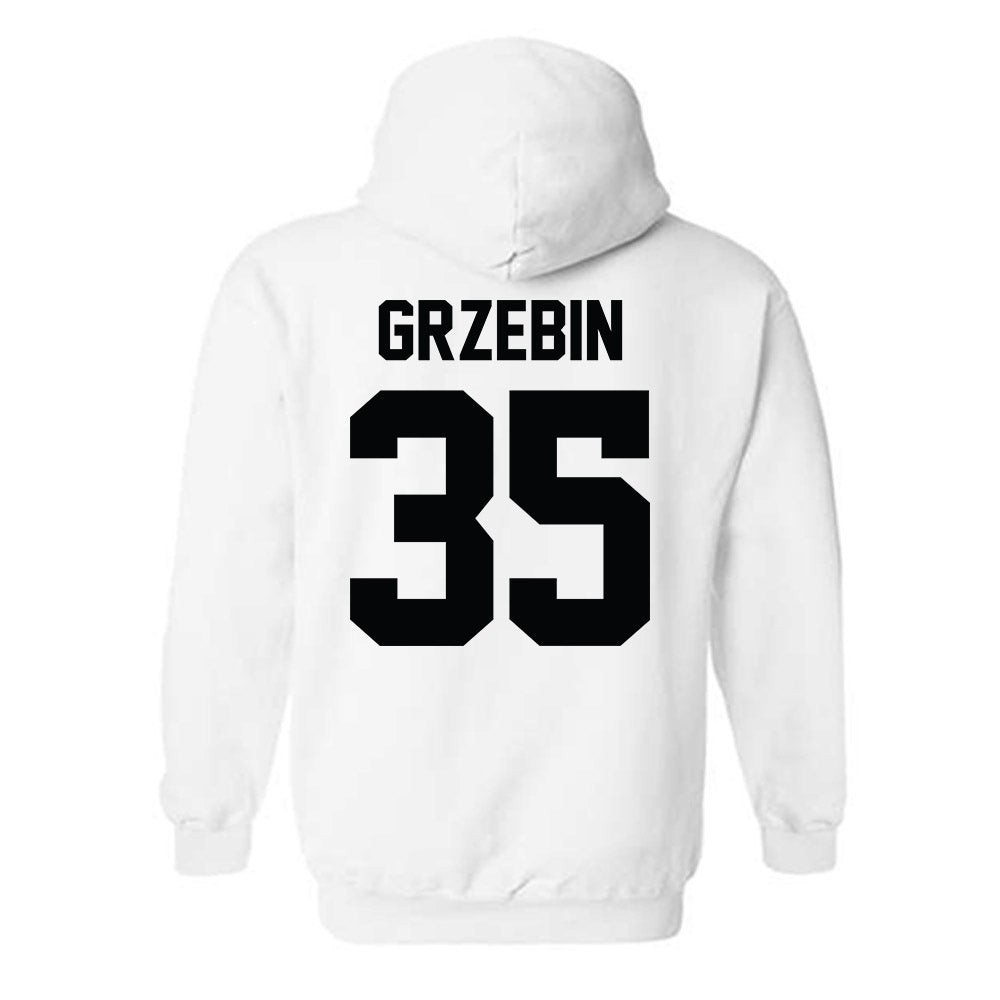 Furman - NCAA Football : Emmett Grzebin - Classic Shersey Hooded Sweatshirt-1