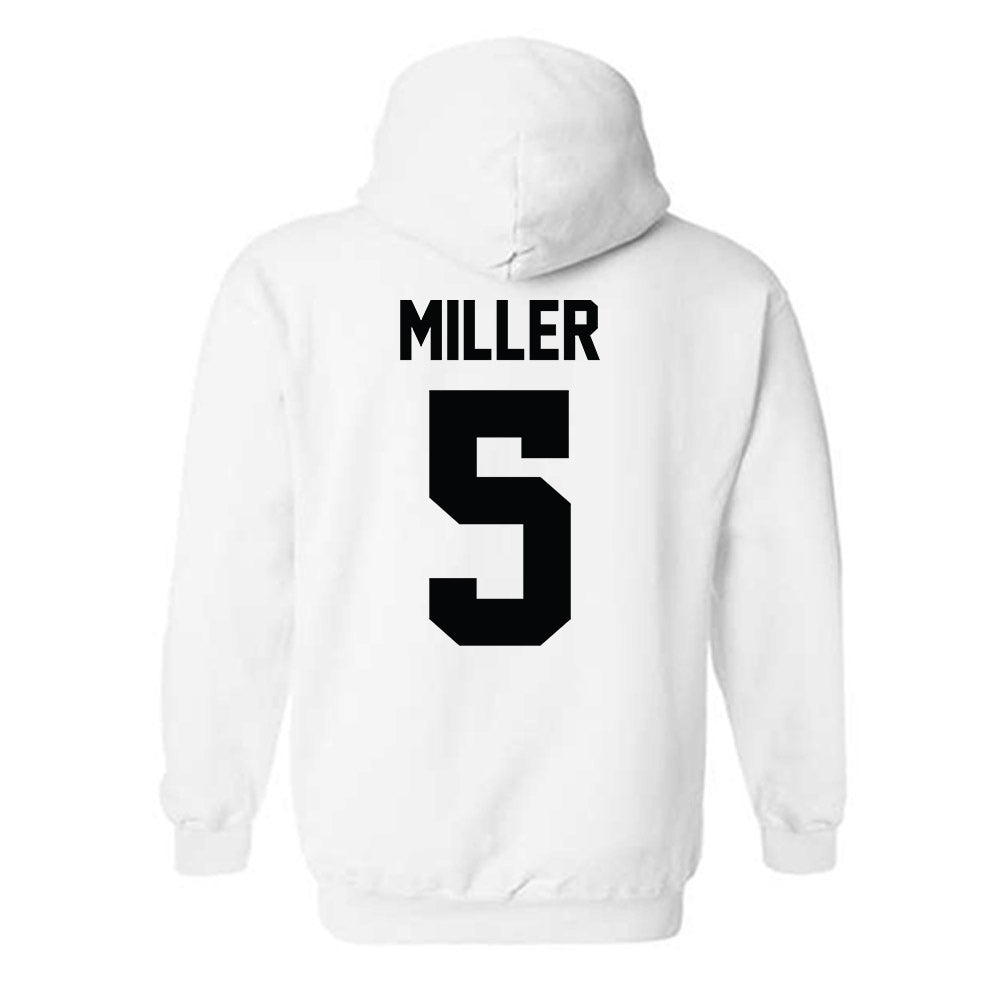 Furman - NCAA Football : Jordan Miller - Classic Shersey Hooded Sweatshirt-1