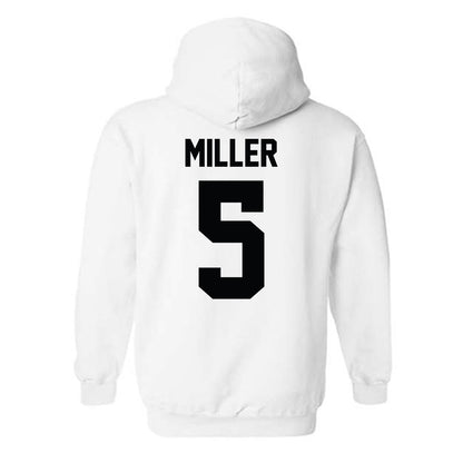 Furman - NCAA Football : Jordan Miller - Classic Shersey Hooded Sweatshirt-1