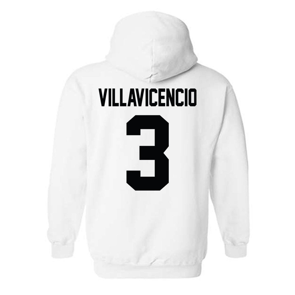 Furman - NCAA Men's Soccer : David Villavicencio - Classic Shersey Hooded Sweatshirt-1