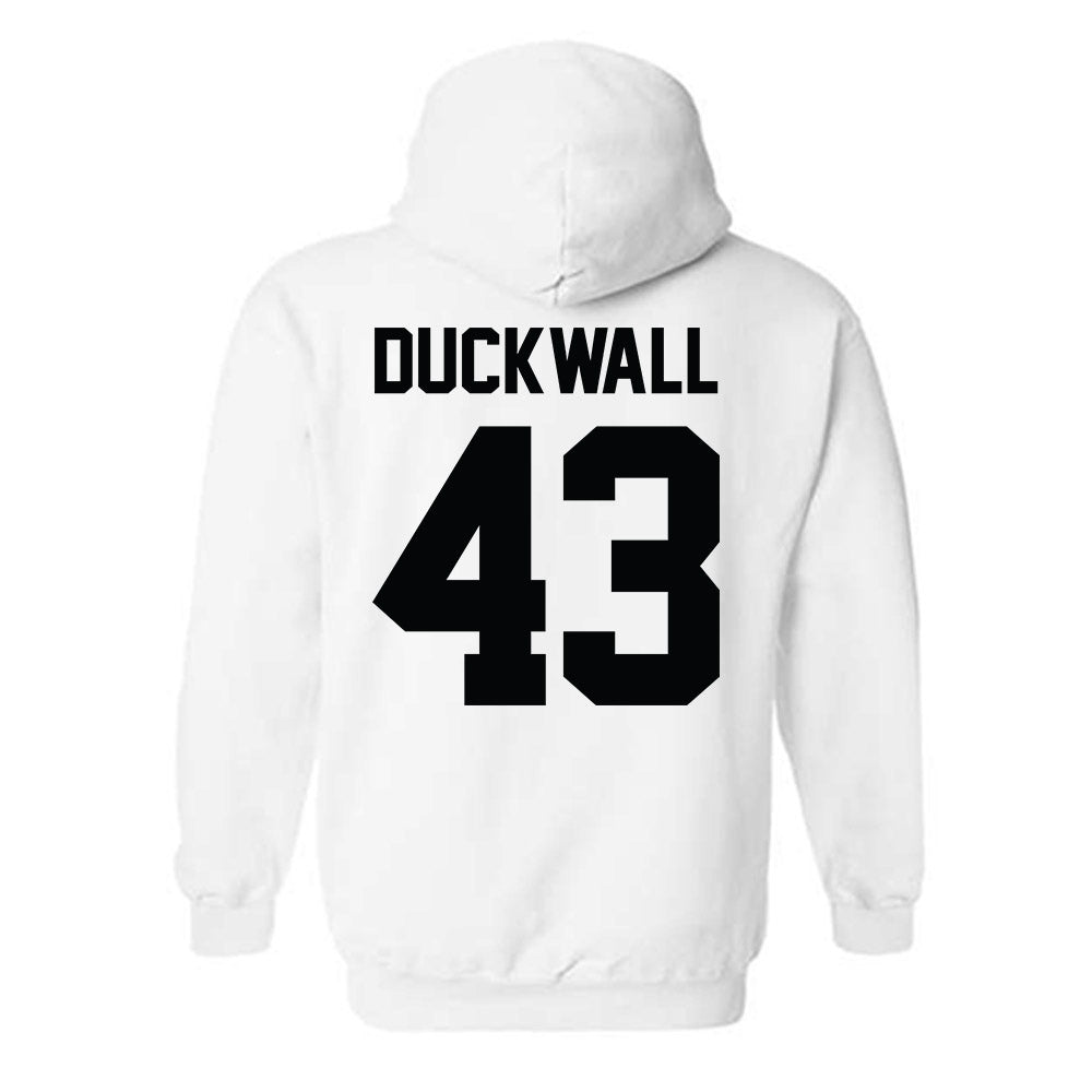 Furman - NCAA Football : Max Duckwall - Classic Shersey Hooded Sweatshirt-1