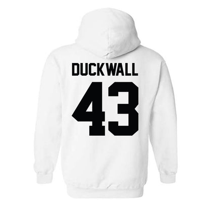 Furman - NCAA Football : Max Duckwall - Classic Shersey Hooded Sweatshirt-1
