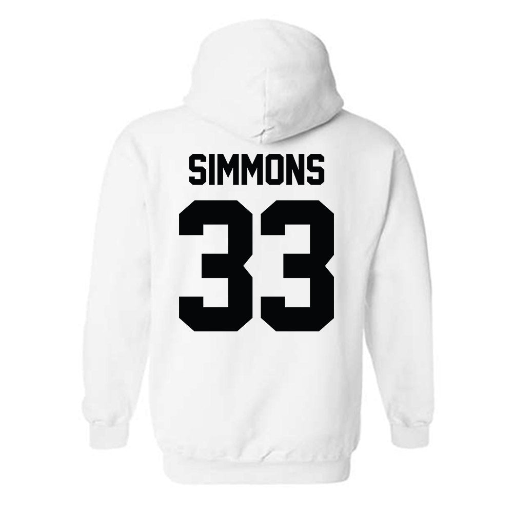 Furman - NCAA Football : Nick Simmons - Classic Shersey Hooded Sweatshirt-1