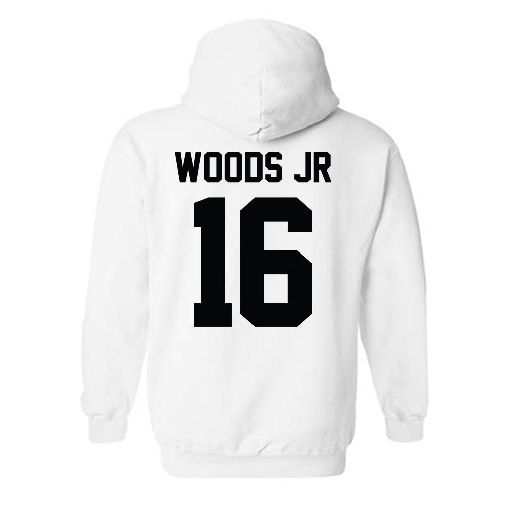Furman - NCAA Football : Michael Woods Jr - Classic Shersey Hooded Sweatshirt-1