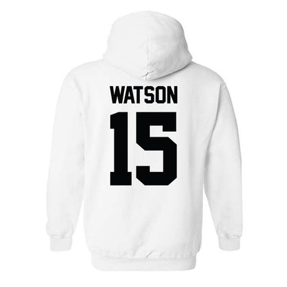 Furman - NCAA Women's Volleyball : Amber Watson - Classic Shersey Hooded Sweatshirt-1
