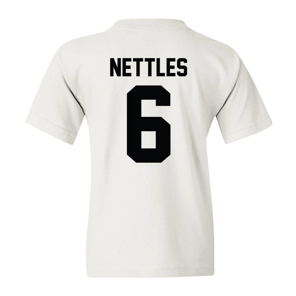 Furman - NCAA Football : CJ Nettles - Classic Shersey Youth T-Shirt-1