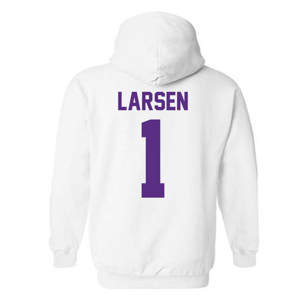 Furman - NCAA Women's Lacrosse : Cassie Larsen - Classic Shersey Hooded Sweatshirt-1