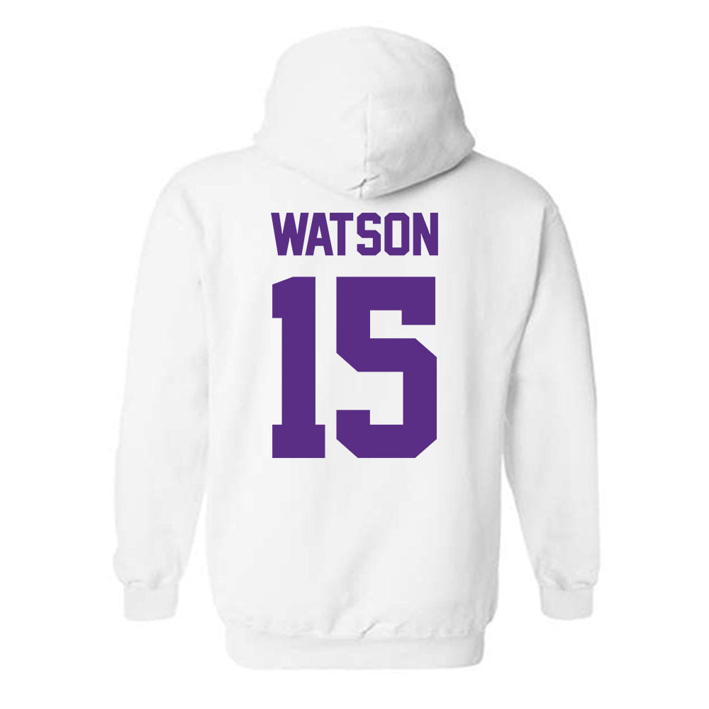 Furman - NCAA Women's Volleyball : Amber Watson - Classic Shersey Hooded Sweatshirt-1