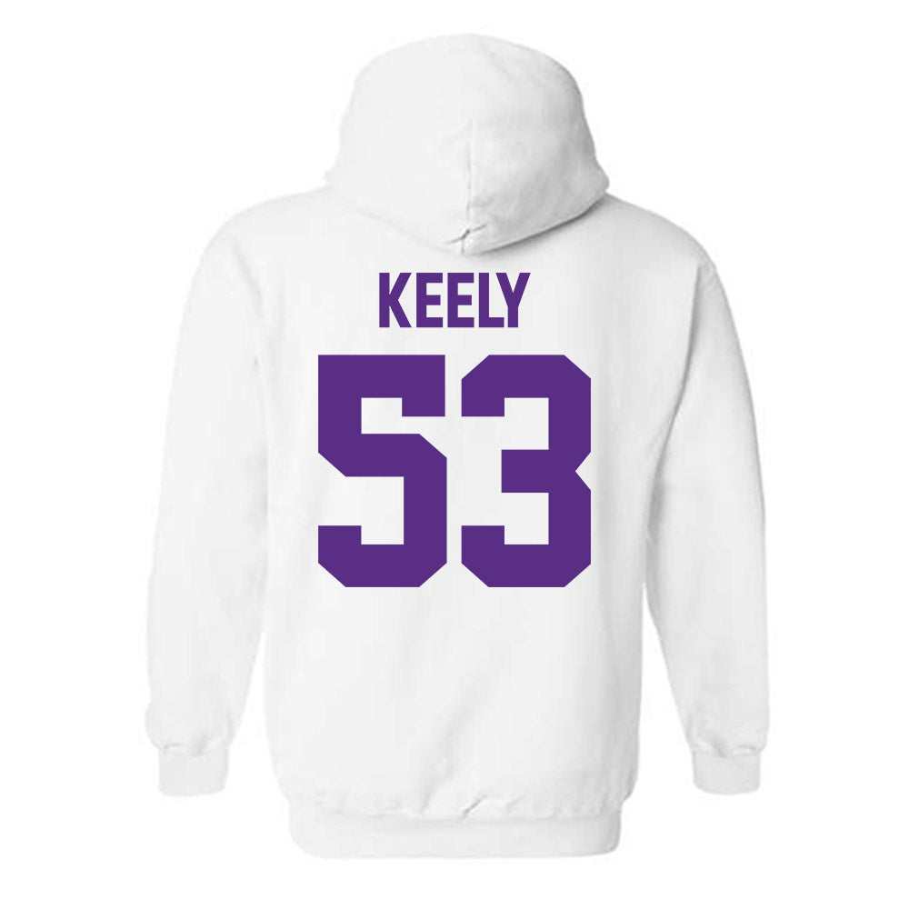 Furman - NCAA Football : Mason Keely - Classic Shersey Hooded Sweatshirt-1