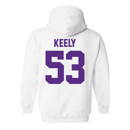 Furman - NCAA Football : Mason Keely - Classic Shersey Hooded Sweatshirt-1