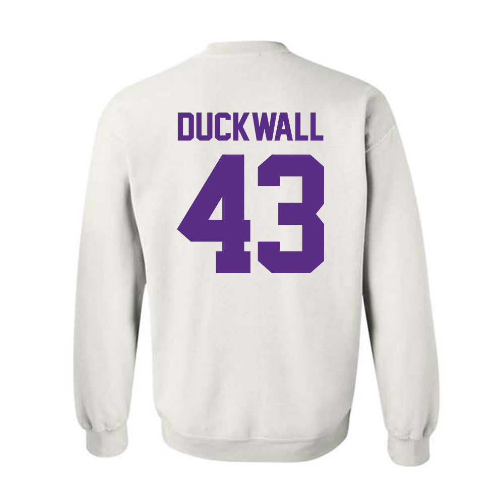 Furman - NCAA Football : Max Duckwall - Classic Shersey Crewneck Sweatshirt-1