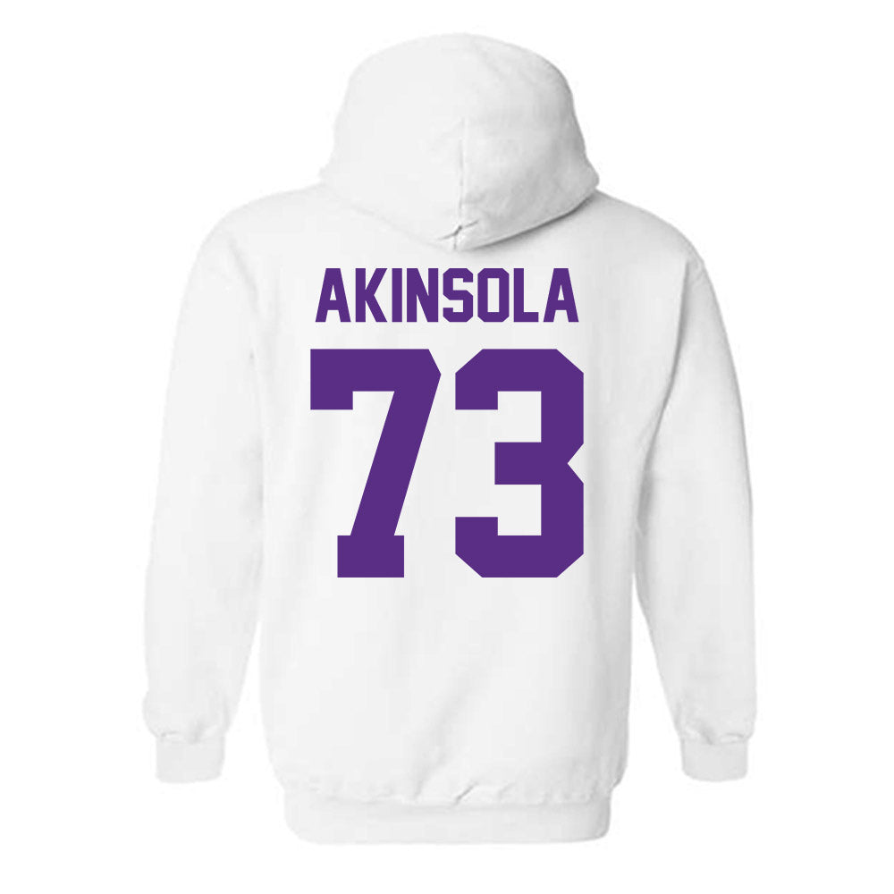 Furman - NCAA Football : Noah Akinsola - Classic Shersey Hooded Sweatshirt-1